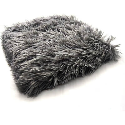 DENIKPETS Κουβέρτα Φλάφι Γκρί Σκούρο 78*54cm