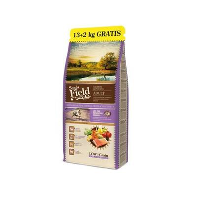 SAM'S FIELD Dog Adult Salmon&Potato 13+2kg