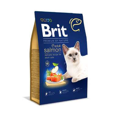 BRIT Premium By Nature Cat Adult Salmon 1.5kg