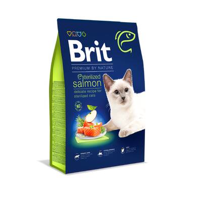 BRIT Premium By Nature Cat Sterilized Salmon 1.5kg