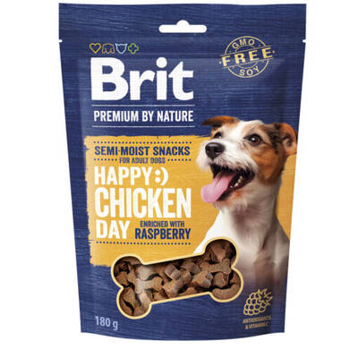 Brit  Semi-Moist Chicken With Raspberry 180gr