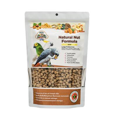 EVIA PARROTS Large Natural Nut Formula 800gr