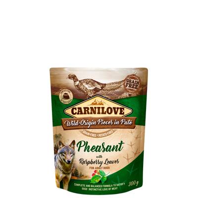 CARNILOVE Poutch Pheasant with Raspberry Leaves 300g