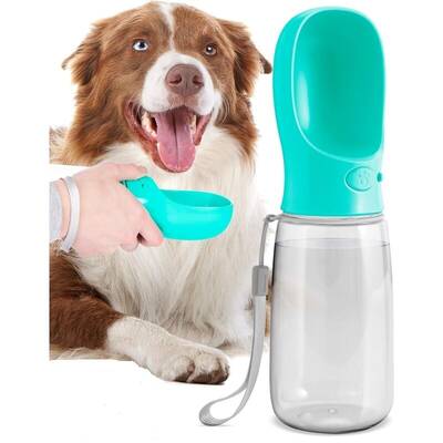 Dog Water Bottle (Green) 350ml