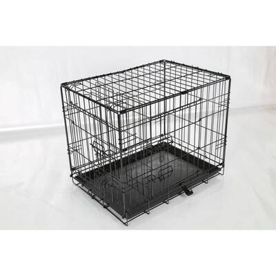 Κλουβί Crate Συρμάτινο Σκύλου με 2 Πόρτες 76x46x53cm