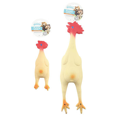 PAWISE Dog Toy Latex Chicken S 21cm