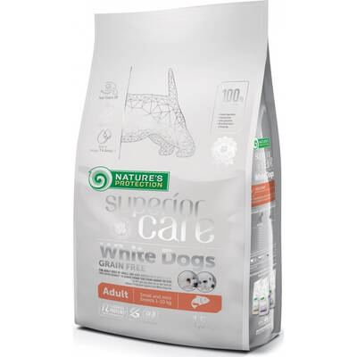 NATURE'S PROTECTION White Dog Salmon GF Adult 1.5kg