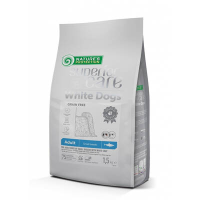 NATURE'S PROTECTION White Dog Herring Adult 1.5kg