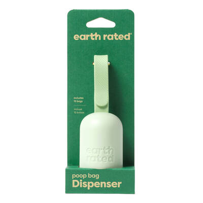 EARTH RATED Leash Dispenser with 15bags - Unscented