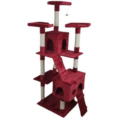 DENIKPETS Ονυχοδρόμιο Κόκκινο CTR4 60*50*185cm