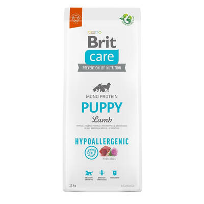 BRIT Care Hypoallergenic Puppy Lamb 12kg