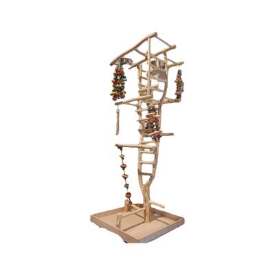 Πάρκο Μεγάλο Απο Φυσικό Ξύλο 60x55x150 cm