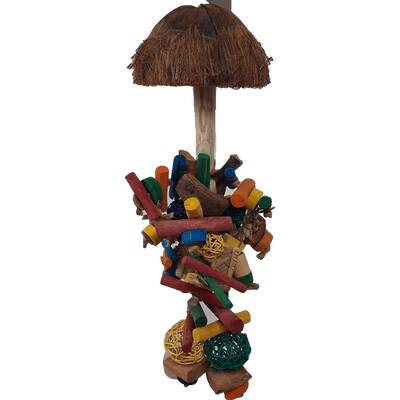 BIRDS KINGDOM Παιχνίδι για παπαγάλους "Java Bush" 20x17x75εκ