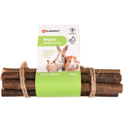 FLAMINGO Nibble wood Wigow Gnawing stick 0,6-1,2CM 10PCS