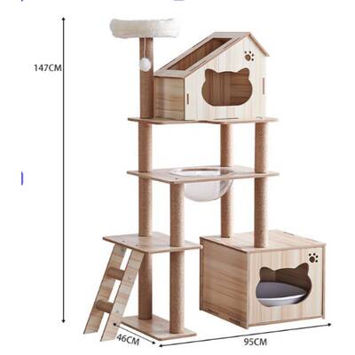 Ονυχοδρόμιο Ξύλινο με 2 Σπιτάκια και Γυάλα 95x147cm