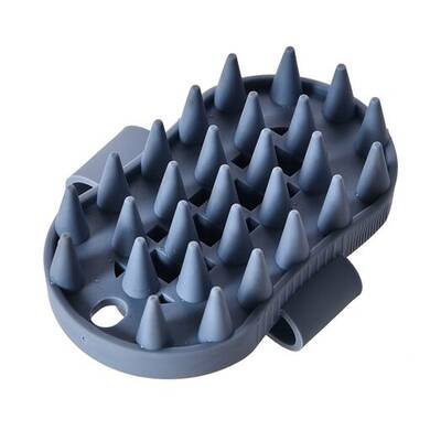 Χτένα Καθαρισμού Με Λαβή Μπλέ