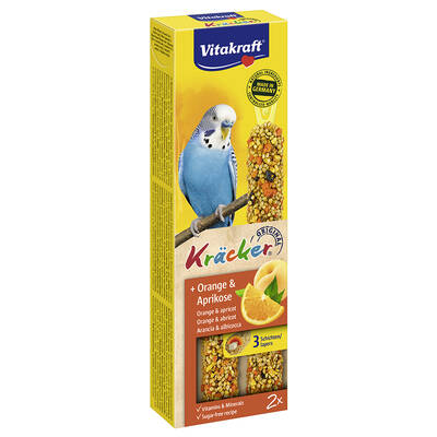 VITAKRAFT Kracker Duo Budgie Orange&Apricot 2pcs