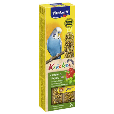 VITAKRAFT Kracker Duo Budgie Herbs&Pepper 2pcs