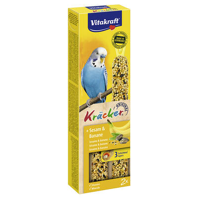 VITAKRAFT Kracker Duo Budgie Sesame&Banana 2pcs