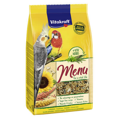 VITAKRAFT Menu Basic Middle Parrot 1kg