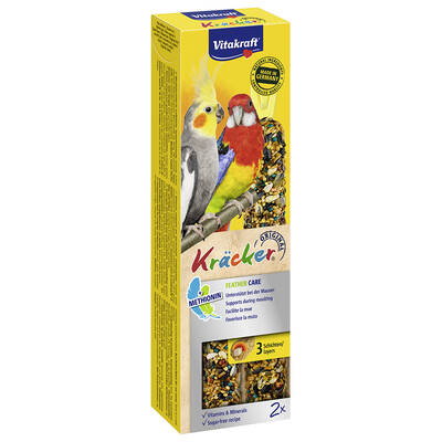 VITAKRAFT Kracker Duo Medium Parrots Feather Protection 2pcs