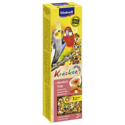 VITAKRAFT Kracker Duo Medium Parrots Almonds&Fig 2pcs