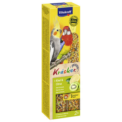 VITAKRAFT Kracker Duo Medium Parrots Kiwi&Lemon 2pcs