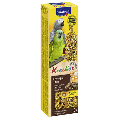 VITAKRAFT Kracker Duo Large Parrots Honey&Anise 2pcs