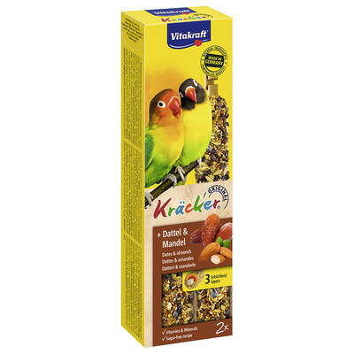 VITAKRAFT Kracker Duo Medium Parrots Almonds&Dates 2pcs