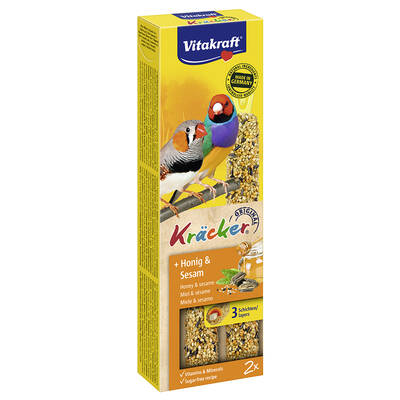 VITAKRAFT Kracker Duo Exotic Birds Honey&Sesame 2pcs