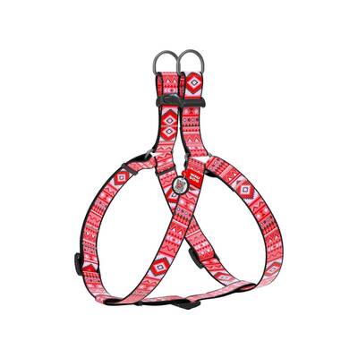 WAUDOG Naylon Dog Harness Ethno Red 20mm 50*80cm