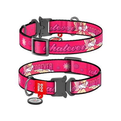 WAUDOG Naylon Dog Collar Looney 15mm 23*35cm