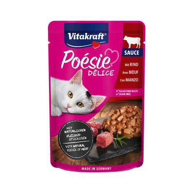 VITAKRAFT Poesie DeliSauce Beef 85gr