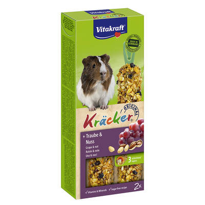 VITAKRAFT Kracker Duo Guinea Pig Grapes&Nuts 2pcs