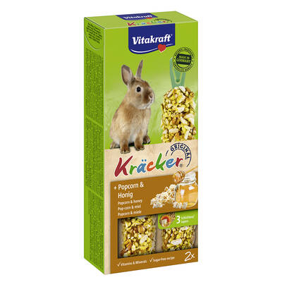 VITAKRAFT Kracker Duo Rabbit Popcorn&Honey 2pcs