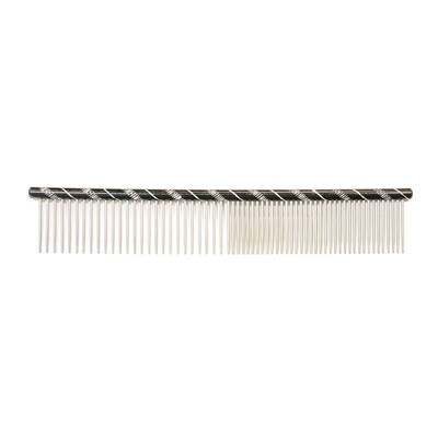 Comb Double Steel Black