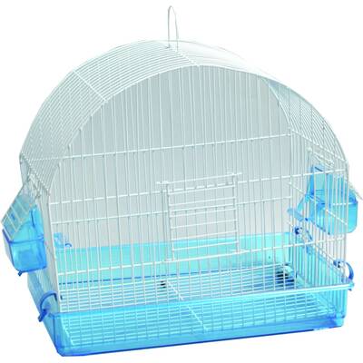 Κλουβί Λουξ Οβάλ Μπλε 38x24x36cm