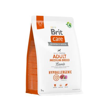 BRIT Care Dog Hypoallergenic Adult M Lamb 3kg