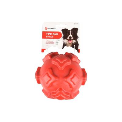FLAMINGO Dog Toy Ball With Squeaker 15cm