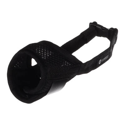 FLAMINGO Muzzle Rolo Black XS Neck 31-51cm / Nose 13-15cm