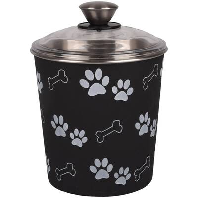 FLAMINGO Snack Canister With Lid Kena Black 900ml