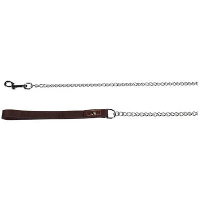 FLAMINGO Chain Leash Berno Brown 116cm/3mm