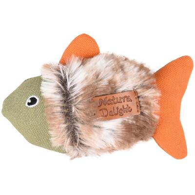 FLAMINGO Cat Toy Natura Delight Fish Mix 13cm