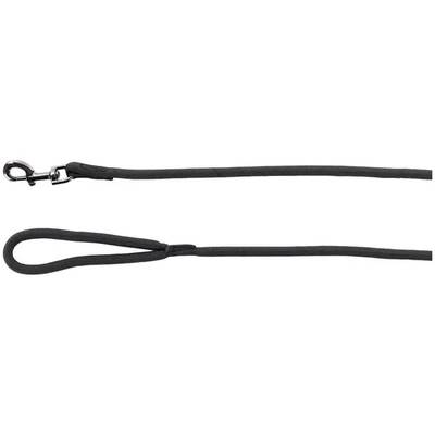 AVENUE Nylon Dog Black Round Lead 0.8cm x 1.2m