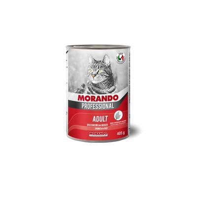 MORANDO Professional Cat Chunks Beef 405gr