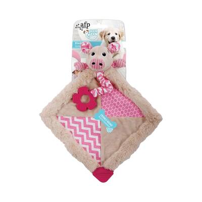 AFP Dog Toy Little Buddy Blanky Pig