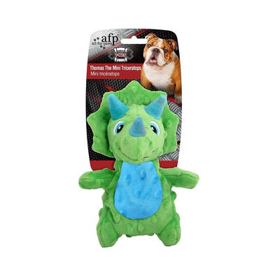 AFP Dog Toy My T-Rex Thomas Mini Triceratops S