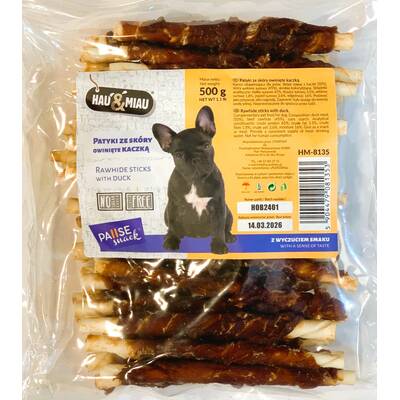 Hau & Miau Duck wrap rawhide 500gr