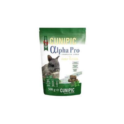 Cunipic Alpha Pro Junior Rabbit - Τροφή για μωρά κουνελάκια (έως 6-8 μηνών) - 500gr
