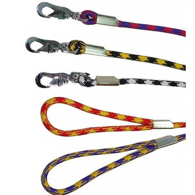 PET CAMELOT Οδηγός Σχοινί με Μεταλλικό Κλιπ Purple-Yellow 1.3x120cm